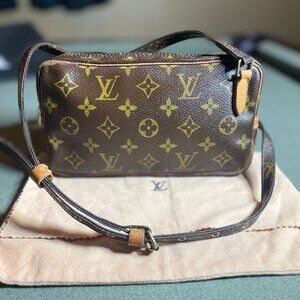 LOUIS VUITTON MARLY BANDOULIERE SHOULDER BAG MONOGRAM